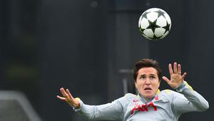 Masalah kebugaran menjadi salah satu faktor utama pemain asal Italia tersebut dimainkan. Sejauh ini, Chiesa hanya tampil dalam empat pertandingan kompetitif dengan total waktu bermain hanya 123 menit di Liverpool. (AFP/Peter Powell)