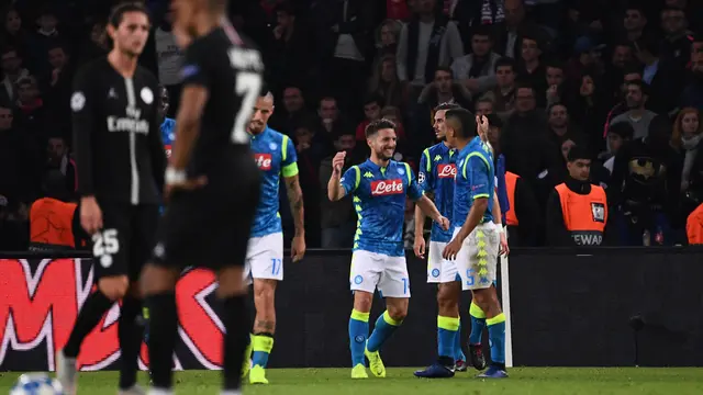 PSG Ditahan Imbang Napoli di Paris