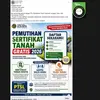 Cek Fakta: Hoaks Tautan Pendaftaran Pemutihan Sertifikat Tanah Gratis 2026