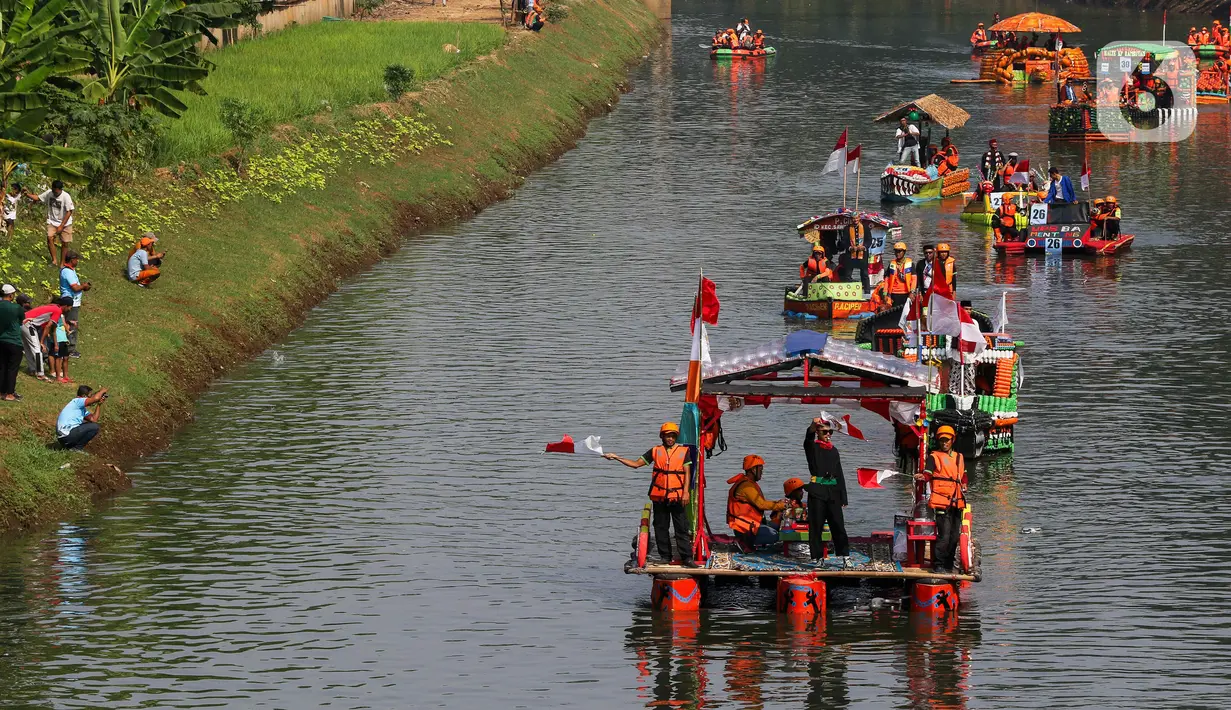 Selain itu festival ini dapat menjadi ajang edukasi yang fektif dan mendorong partisipasi aktif semua elemen masyarkat dalam menjaga kebersihan sungai. (Liputan6.com/Herman Zakharia)