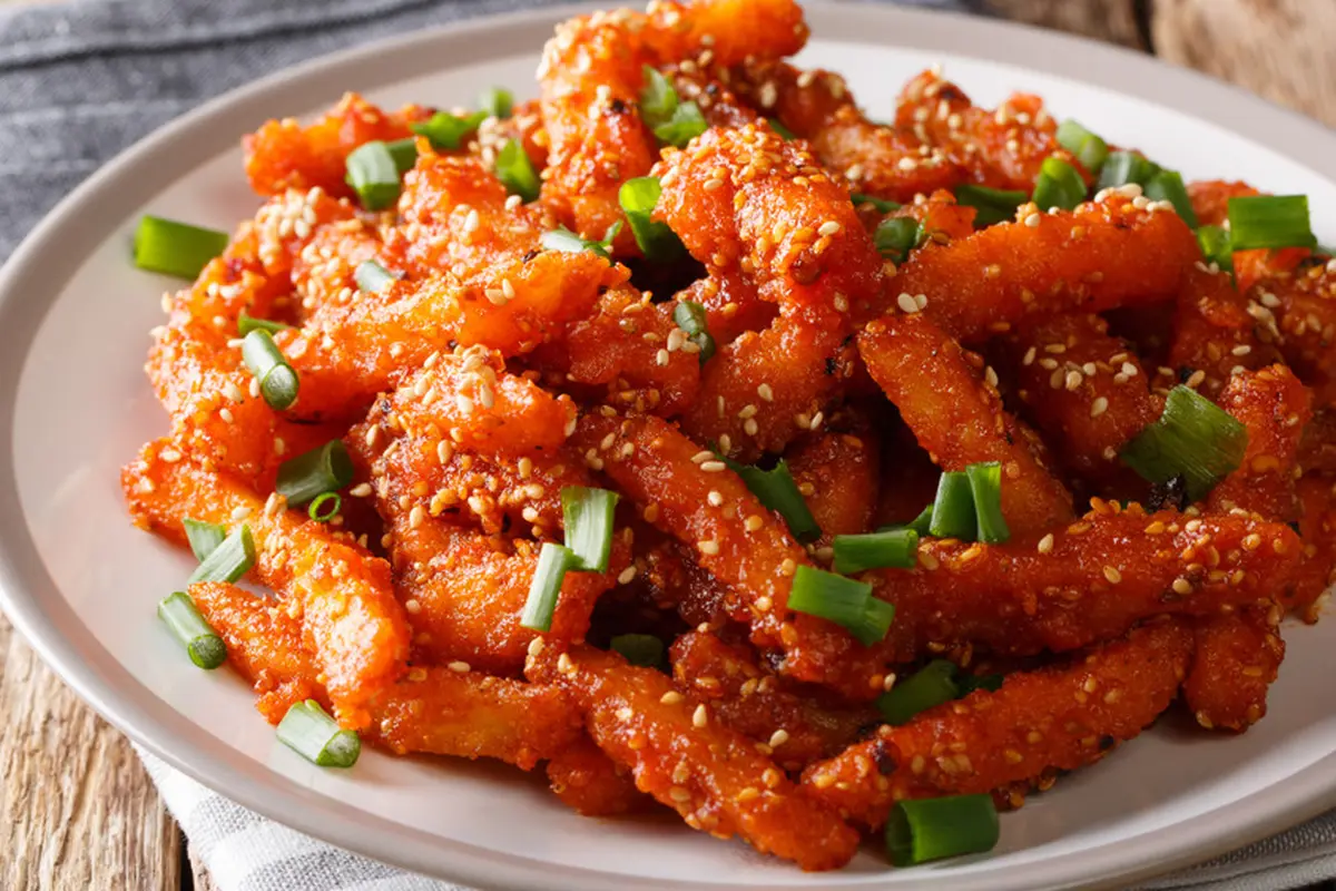 chili honey potato