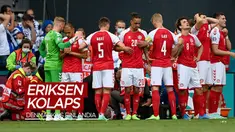 Berita video Christian Eriksen tiba-tiba kolaps dalam pertandingan Grup B Euro 2020 antara Denmark melawan Finlandia, Sabtu (12/6/2021) malam hari WIB.
