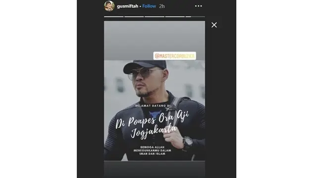 Momen Deddy Corbuzier Baca Kalimat Syahadat, Dibimbing Gus Miftah