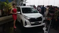 PT Toyota Astra Motor hari ini resmi meluncurkan Toyota Calya facelift. (Amal / Liputan6.com)