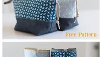 Cara membuat dompet dapat memanfaatkan kain sisa berbagai motif dan warna yang menarik.  (Sumber: Pinterest:Startsewing.org)