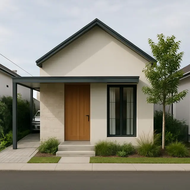 Desain Rumah Minimalis 6x10/Gambar Via ChatGPT