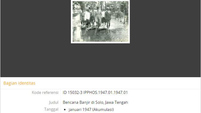 Cek Fakta Liputan6.com menelusuri klaim foto banjir Jakarta sejak zaman Bung Karno