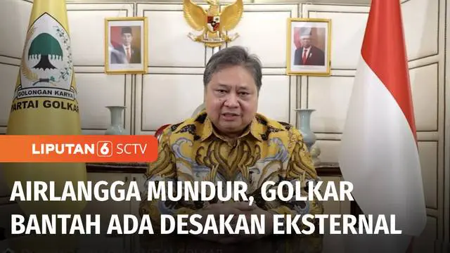 Setelah video pengunduran dirinya beredar, Airlangga Hartarto bergegas meninggalkan rumah dinas menteri di kawasan Widya Chandra, Jakarta. Wakil Ketua Umum Partai Golkar membantah jika mundurnya Airlangga karena adanya desakan dari luar partai.