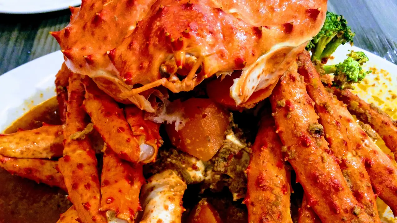 Ilustrasi masakan kepiting