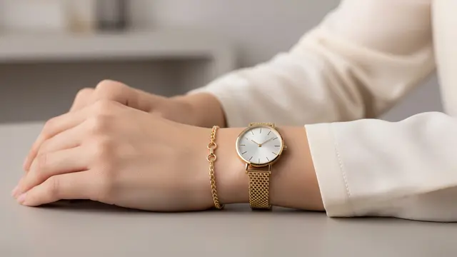 Model Jam Tangan yang Cocok Dipadukan dengan Gelang Emas/ Ilustrasi AI