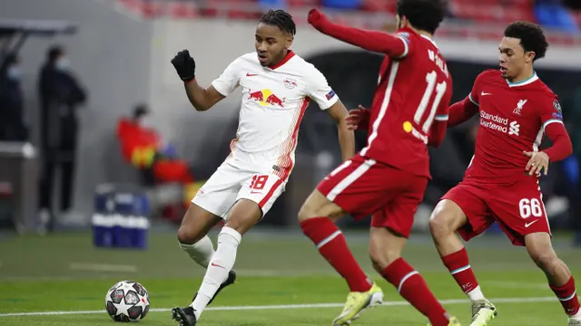 FOTO: Hajar RB Leipzig, Liverpool Berjaya di Liga Champions