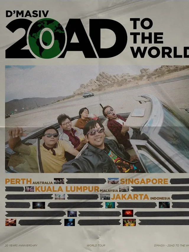 D'Masiv Genap 20 Tahun Berkarya bareng Band, Tegaskan Akan Selalu dengan Personel yang Sama