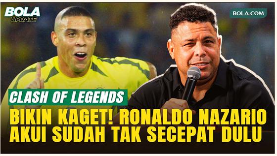 Kirim Sinyal Tak Main, Ronaldo Nazario Mengakui Staminanya Sudah Tak Secepat Dulu