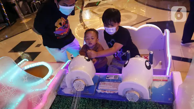 FOTO: Tempat Permainan Anak di Mal Sudah Mulai Beroperasi