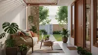 7 Desain Teras Kecil Tapi Modern, Cocok Buat Nongkrong dan Ngopi Santai