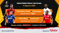 Jadwal Liga Europa 2019/20 Babak Perempat Final. (Sumber: Vidio)