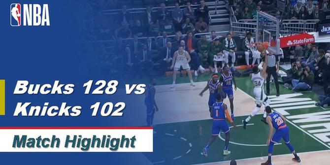 VIDEO: Highlights NBA 2019-2020, Milwaukee Bucks vs New York Knicks 128-102