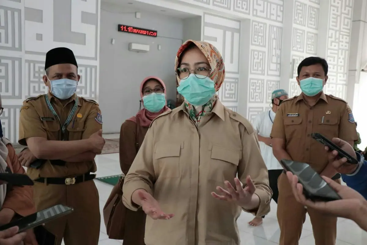 Walikota Tangsel Airin Rachmi Diany. (Pramita/Liputan6.com)