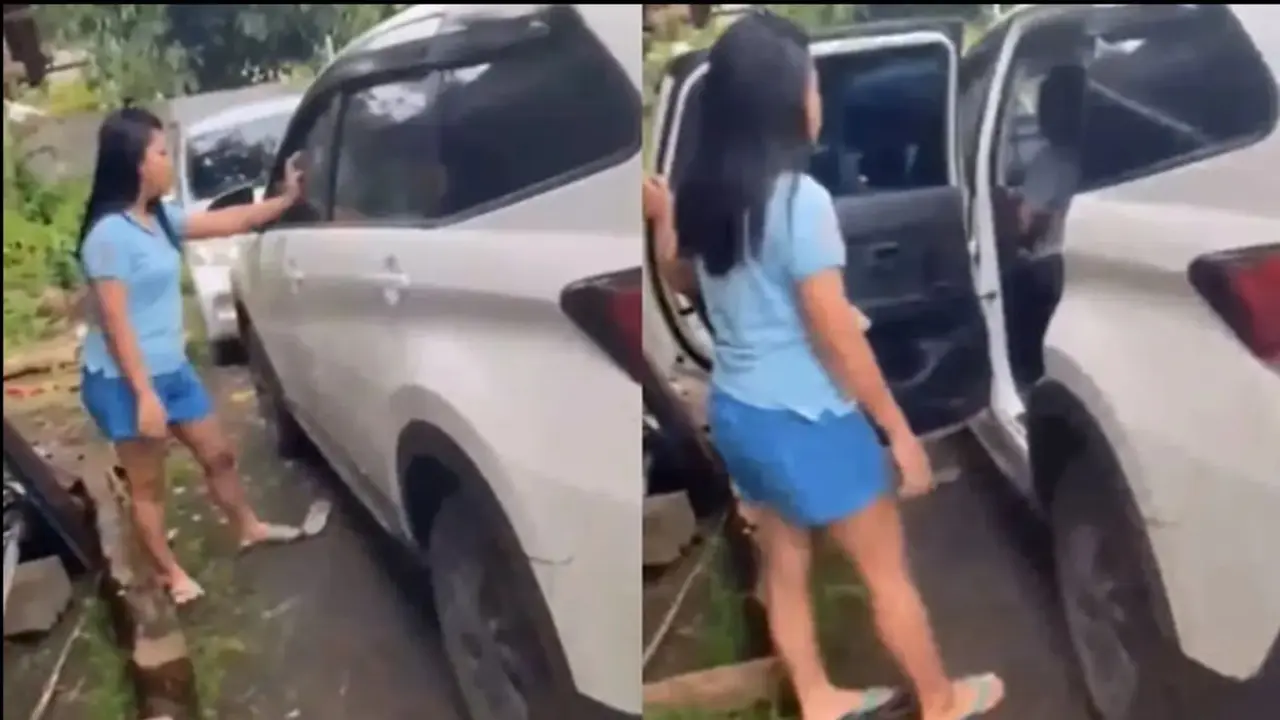 Ketahuan Selingkuh, Oknum Anggota DPRD Minahasa Utara Kucing-kucingan di Dalam Mobil Bareng Wanita Lain