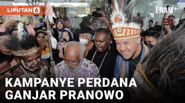 Ganjar Pranowo Lakukan Kampanye Perdana di Marauke, Papua Selatan