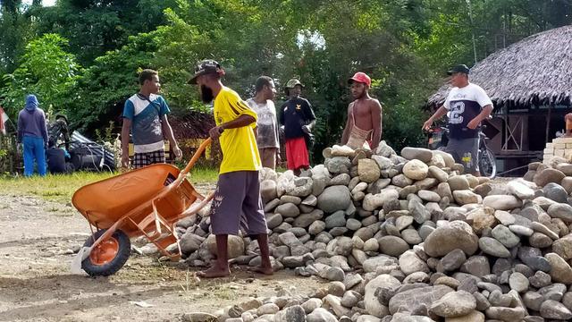 TMMD di Kampung Kibay, Kabupaten Keerom Papua
