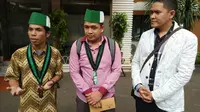 Kader HMI laporkan penghina Jusuf Kalla ke Polda Metro Jaya. (Liputan6.com/Nafiysul Qodar)