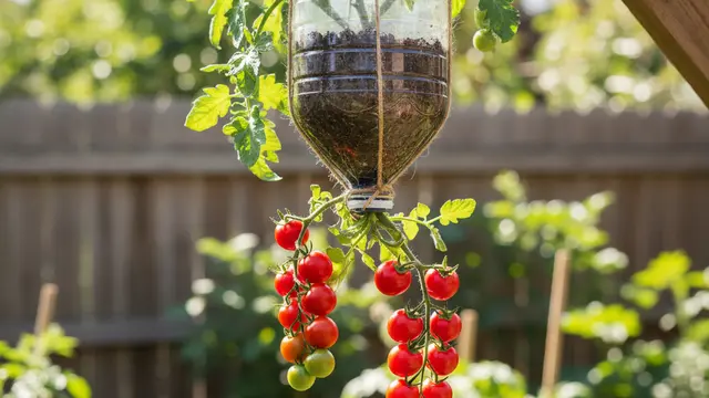Ide Urban Farming dari Galon Bekas. AI