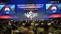 Business Matching Tahap III, di Jakarta Convention Center, Senin (30/5/2022)