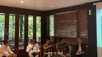 Diskusi Selular mengenai pro kontra kehadiran satelit Starlink di Indonesia (Liputan6.com/ Agustin Setyo Wardani)