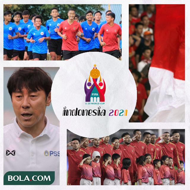 Kolase - Timnas Indonesia, U-19, Shin Tae-yong, Piala Dunia U-20 2021