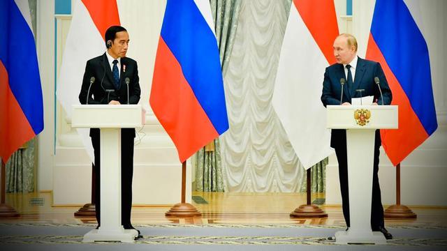 Presiden Jokowi Bertemu Vladimir Putin