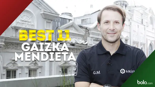 Berita video pemain-pemain pilihan mantan gelandang Valencia dan Barcelona, Gaizka Mendieta.