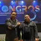 Duet Wahyu Dhyatmika (CEO Tempo Digital)  dan Maryadi (Direktur Bisnis dan Digital Katadata) terpilih secara aklamasi menjadi Ketua Umum dan Sekretaris Jenderal AMSI periode 2023-2027, pada kongres III yang berlangsung di Hotel El Royale, Bandung, pada Kamis 24 Agustus 2023. (Foto: Istimewa).