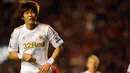 4. Ki Sung-Yeung (Swansea City) – Pria asal Korsel ini sudah mencetak 13 gol di Premier League. Pemain berusia 28 tahun itu telah melakukan perubahan hebat di lini tengah Swansea City. (AFP/Paul Ellis)
