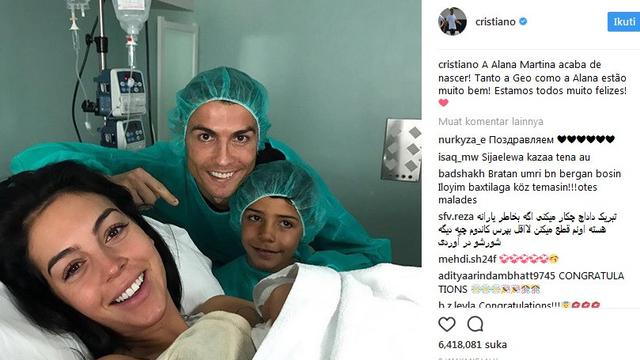 Ronaldo Dapat Anak Keempat