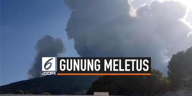 VIDEO: Detik-Detik Gunung Stromboli di Italia Meletus