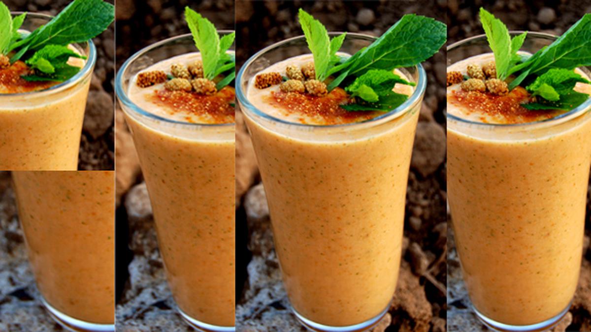 Papaya Orange Juice Lifestyle