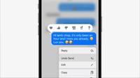 Messages adalah salah satu aplikasu yang mendapatkan peningkatan di iOS 16. (Doc: Apple)