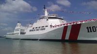 Kapal Negara Tanjung Datu akan menjadi kapal induk saat patroli di seluruh perairan Indonesia. (Liputan6.com/Ajang Nurdin)
