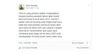 Ia mengaku saat ini berumur 19 tahun dan lahir tanggal 21 Mei 2016. 