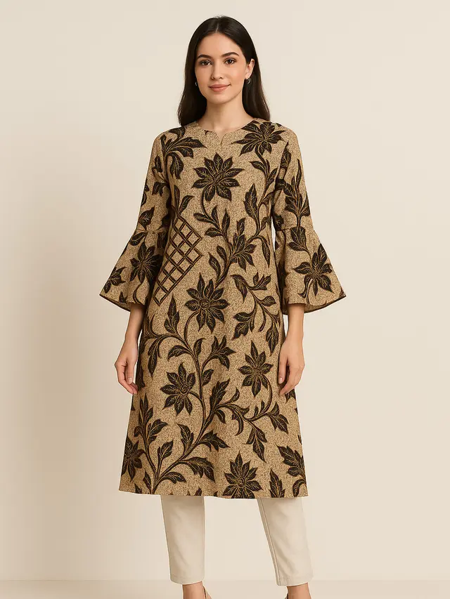 Model Tunik Batik Panjang Kekinian yang Lagi Tren