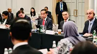 Presiden Jokowi di acara ABAC ASEAN Caucus Day yang digelar di Hotel Four Seasons, San Francisco, Amerika Serikat, pada Rabu, 15 November 2023. Foto: Laily Rachev - Biro Pers Sekretariat Presiden