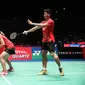 Ganda campuran Indonesia Praveen Jordan / Melati Daeva Oktavianti tersingkir di Japan Open 2018, Jumat (14/9/2018). (Humas PB PBSI)