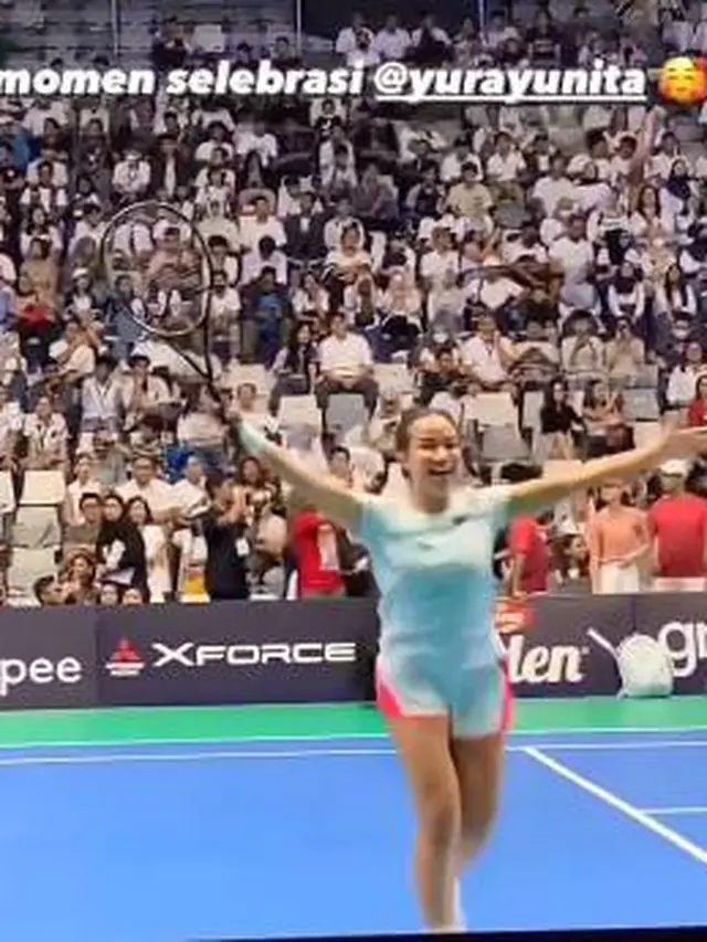 7 Potret Yura Yunita Main Tenis di Sport Party, Menang Lawan Luna Maya