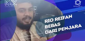 Bebas dari penjara  di hari kemenangan Idul Fitri, begini perasaan Rio Reifan