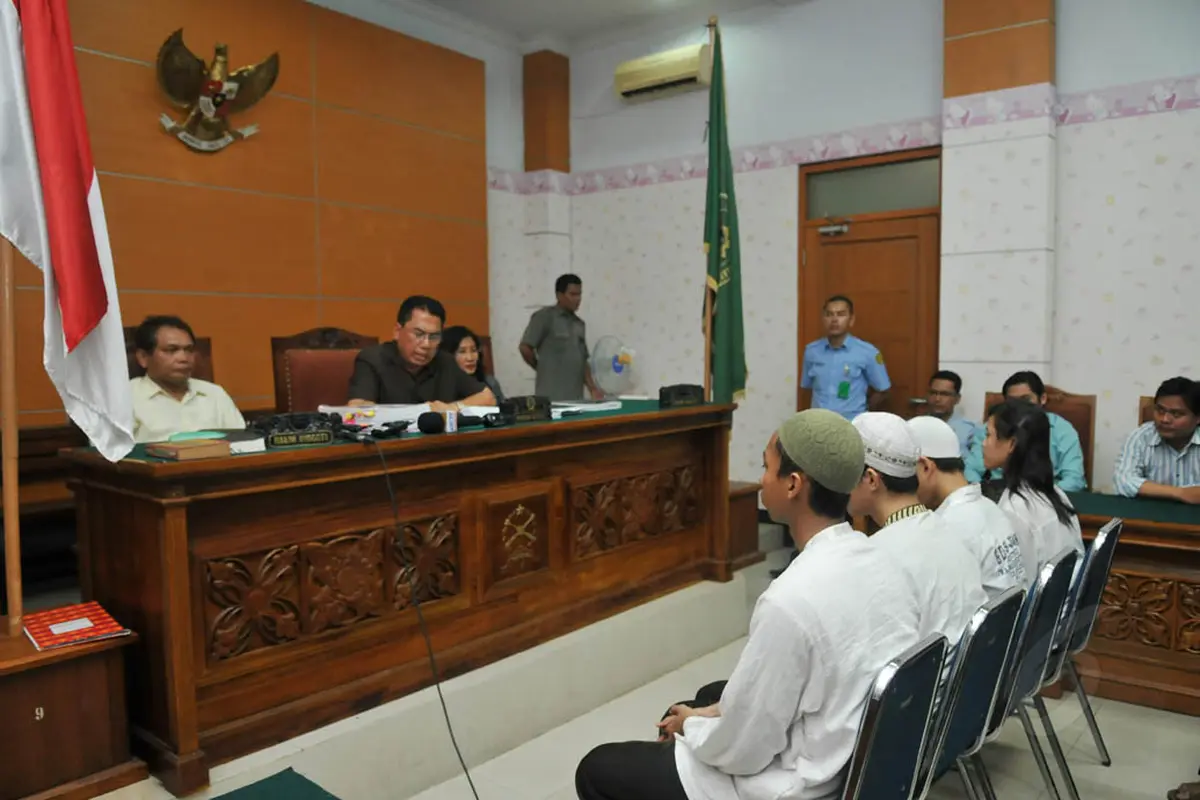 Sidang Vonis 4 Terdakwa SIswa SMA 3 Ricuh