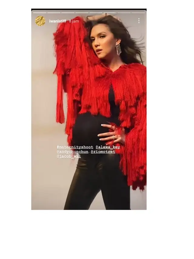 Lama Vakum, Ini 7 Potret Terbaru Alexa Key saat Maternity Shoot