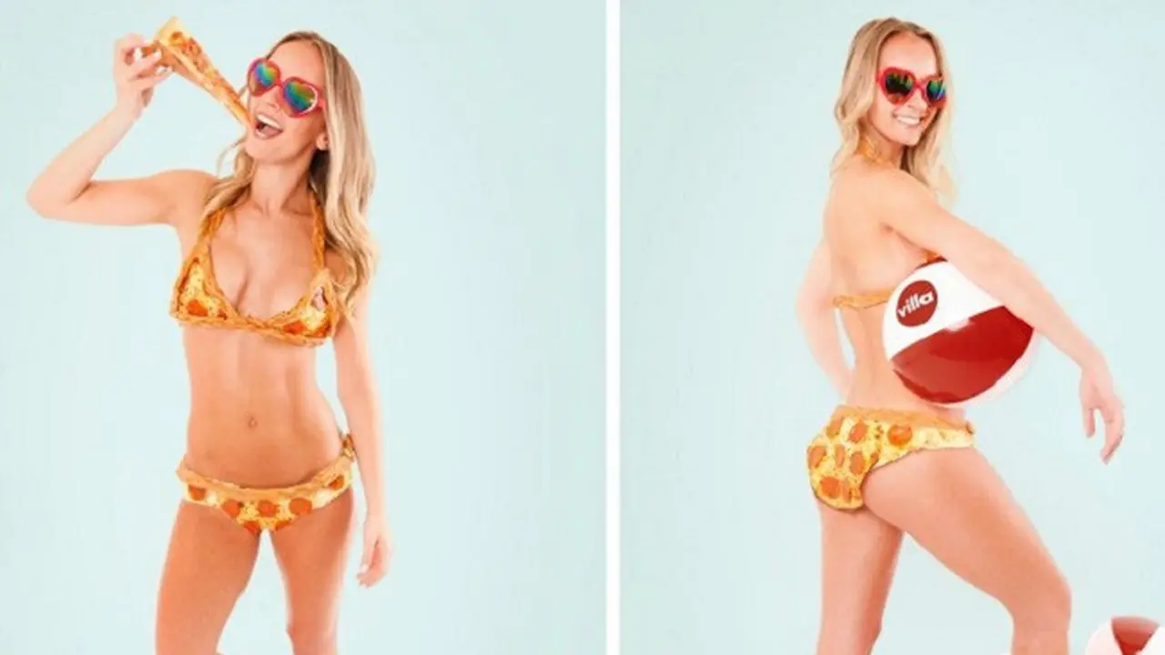Fantastis, Bikini dari Pizza Asli Dijual Rp 133 Juta