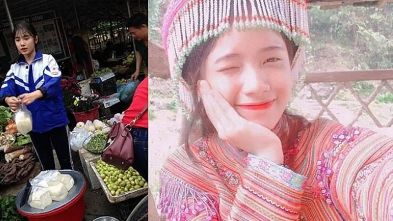 [Bintang] Bantu Ibu Berjualan Tahu, Remaja Cantik Berusia 17 Tahun Ini Langsung Jadi Viral