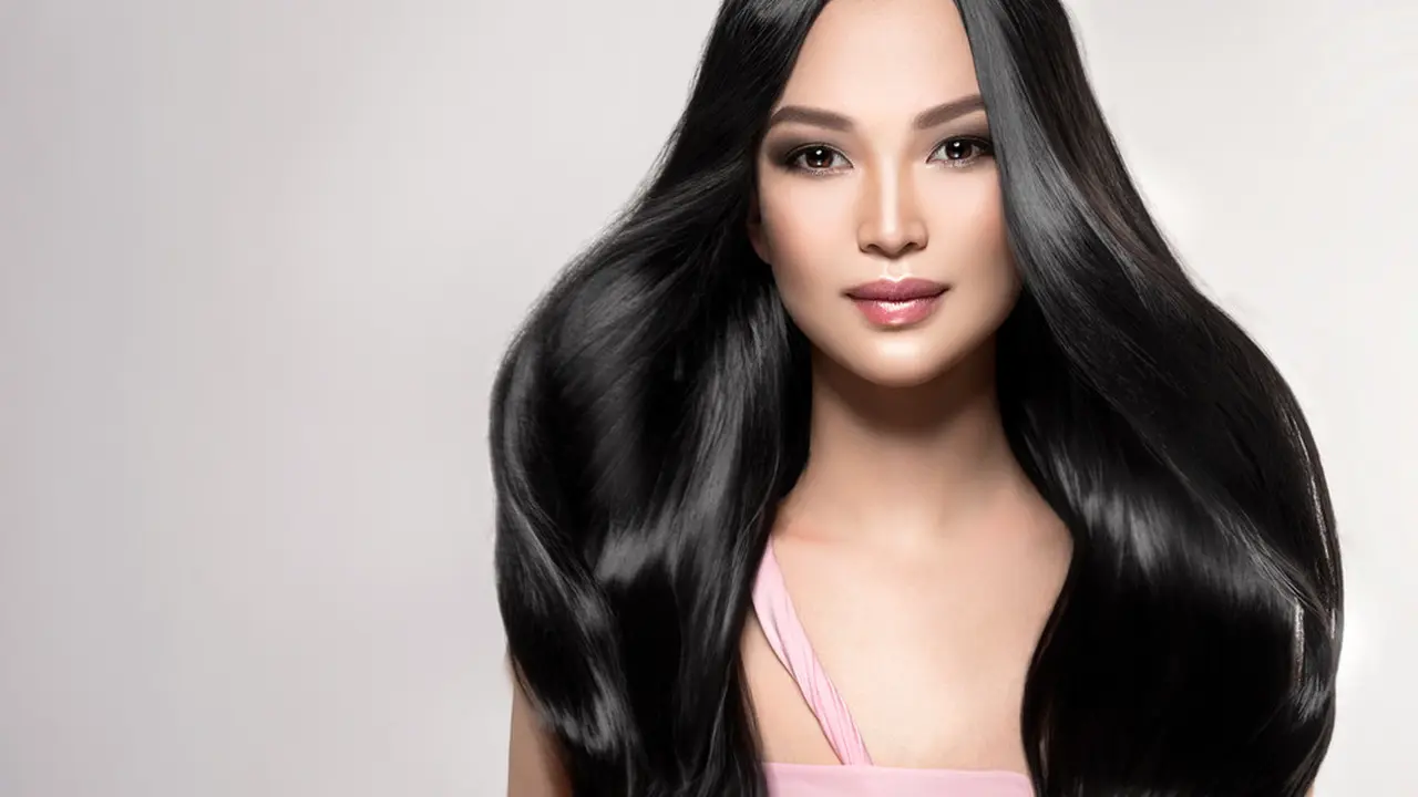 rambut lembut dan panjang